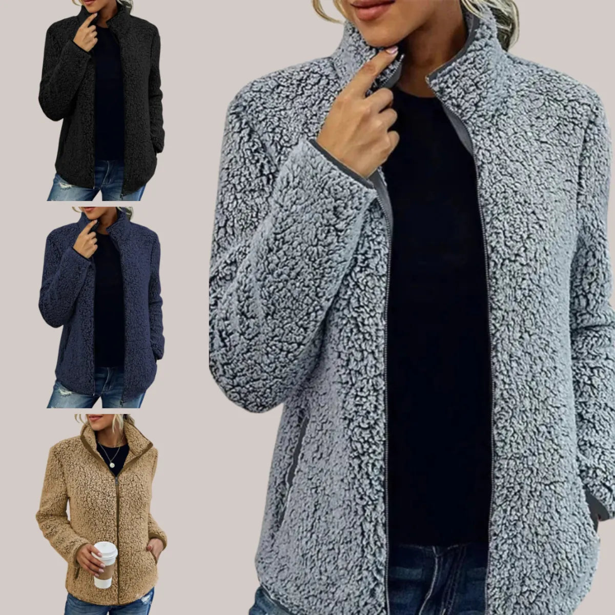 The Xara | The Ultimate "Grab-and-Go" Teddy Jacket
