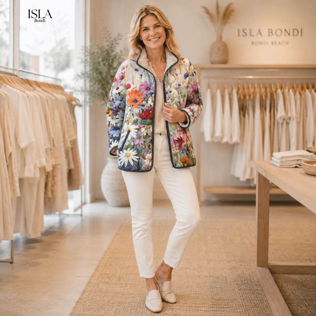 CARTER™ | Vintage Charming Floral Quilted Jacket