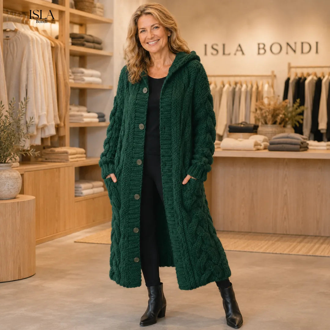 Karina™ | Elegant Cosy Cable-Knit Coat