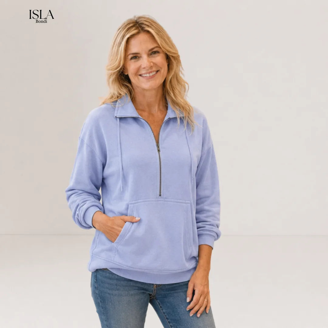STEVIE™ – Cozy Half-Zip Fleece Sweatshirt