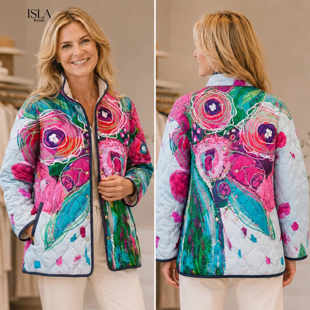 CALLIOPE™ | Elegant Floral Pattern Jacket