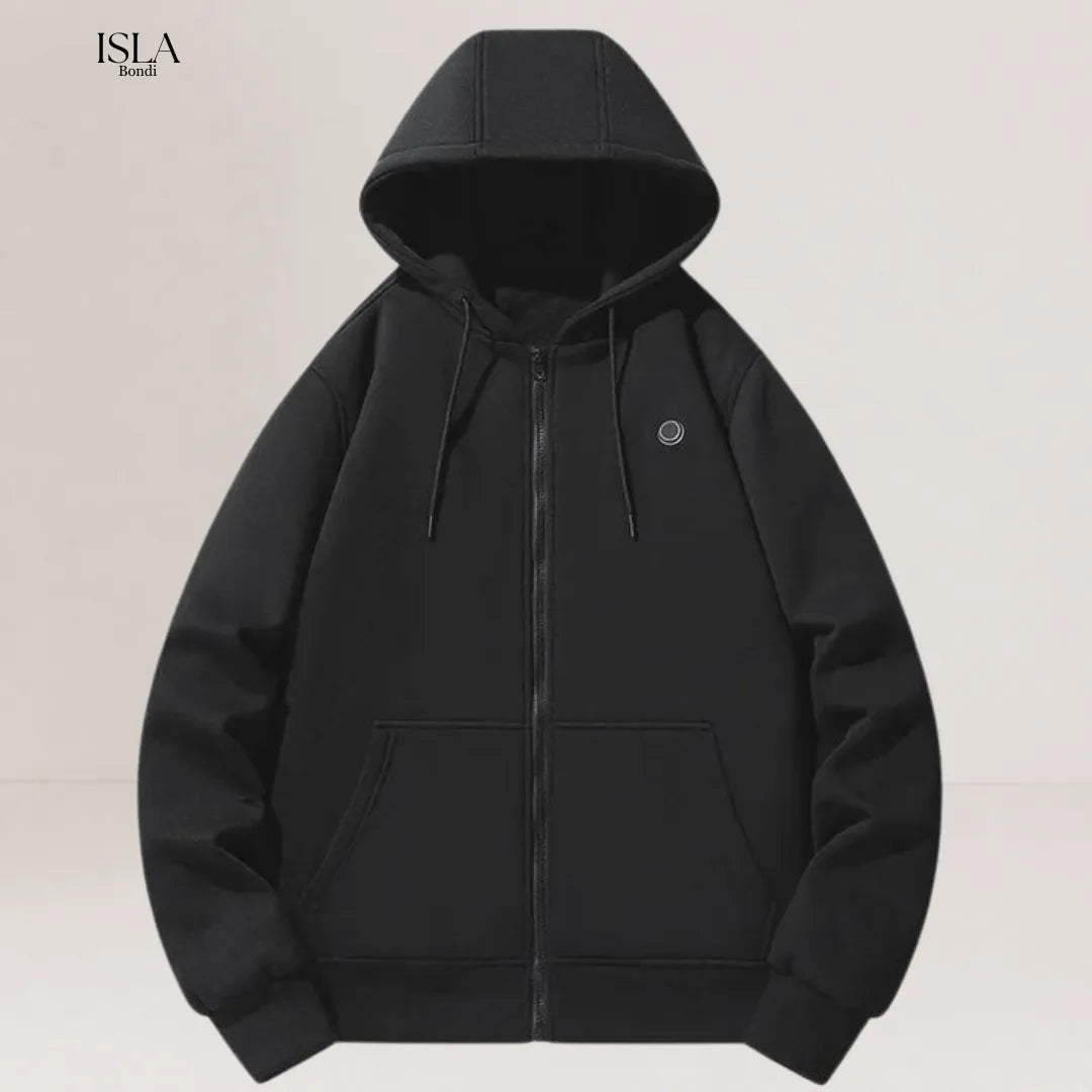 Women's Heated Jacket Hoodie Zip Up Kangaroo Pocket | Winter