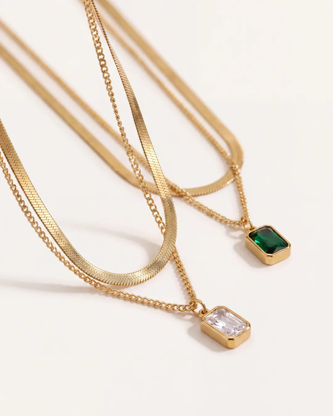 Eleanora Layered Necklace Set Prestige