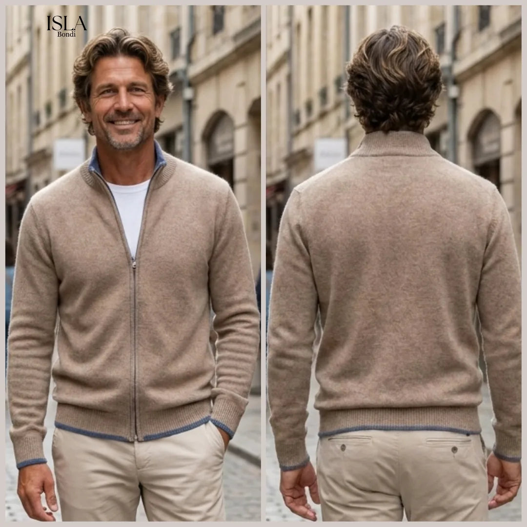 Riku Cashmere Zip Jacket