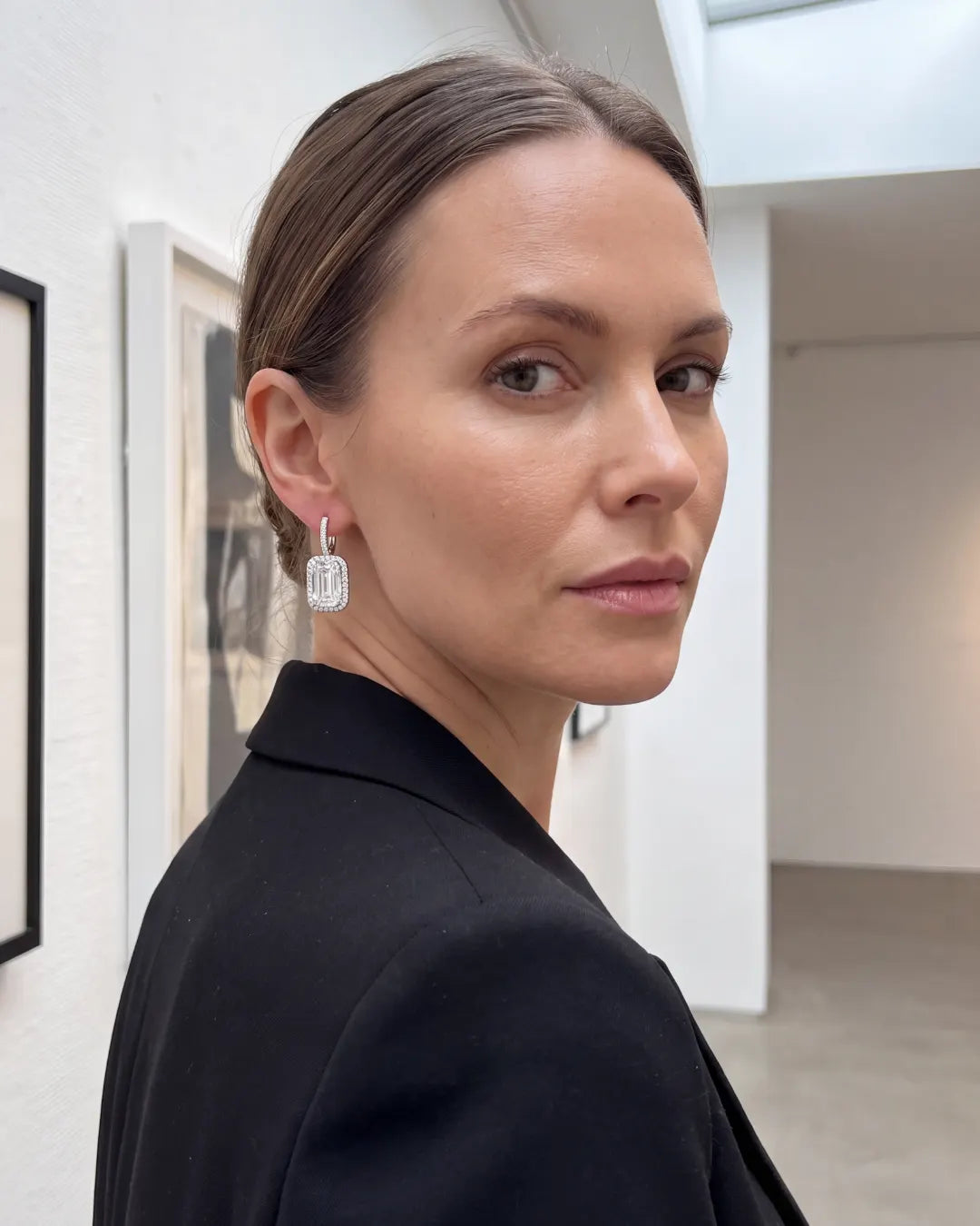 Celestine Crystal Drop Earrings Éclat