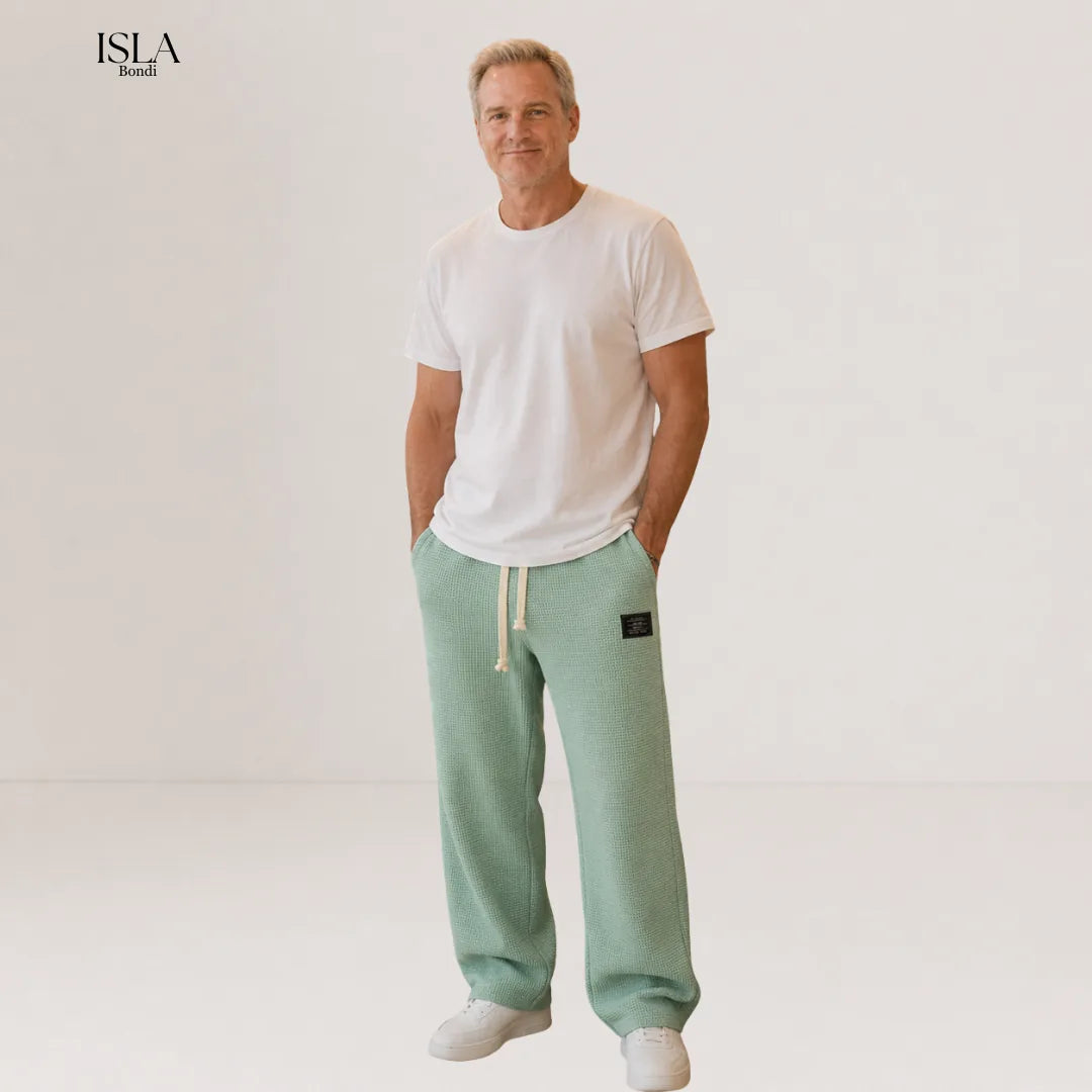 Casual Men's Leisure Pants with Adjustable Waist
