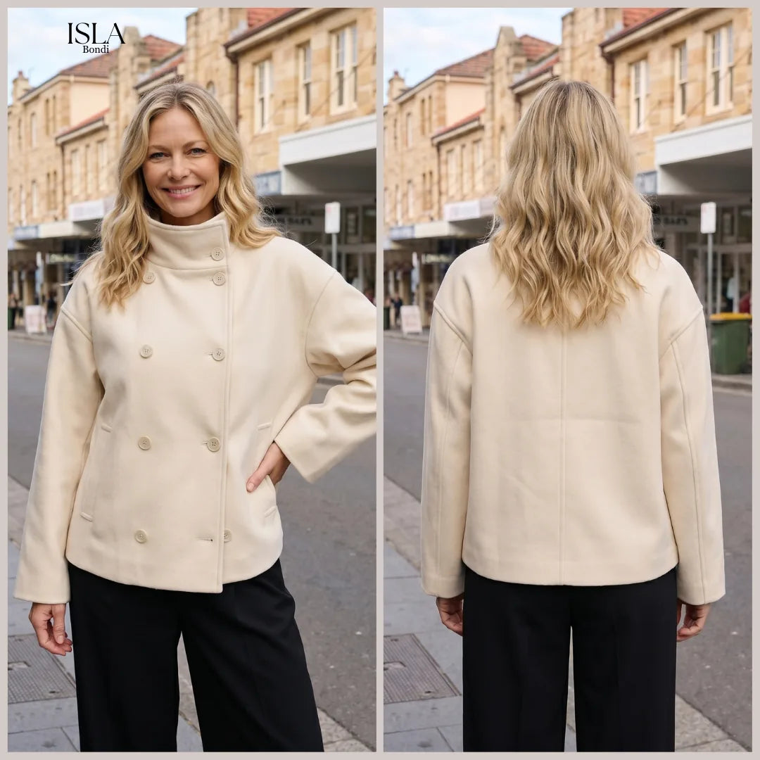 Loreta Jacket with Stand Collar