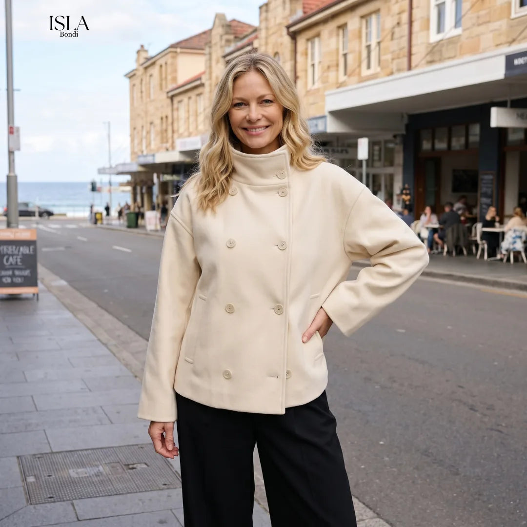 Loreta Jacket with Stand Collar