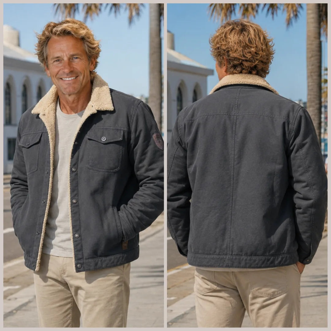 Casey | Fleece Bomber Jacket