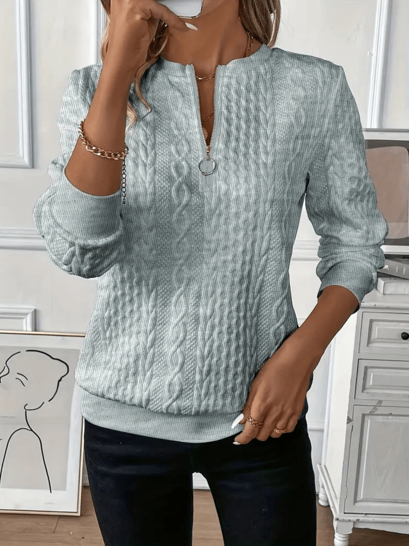 Dory - Elegant Stylish Knitted Sweater
