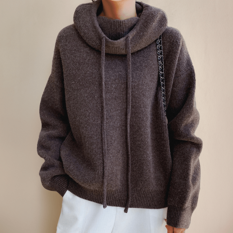 Lotte - Cowl Neck Hoodie