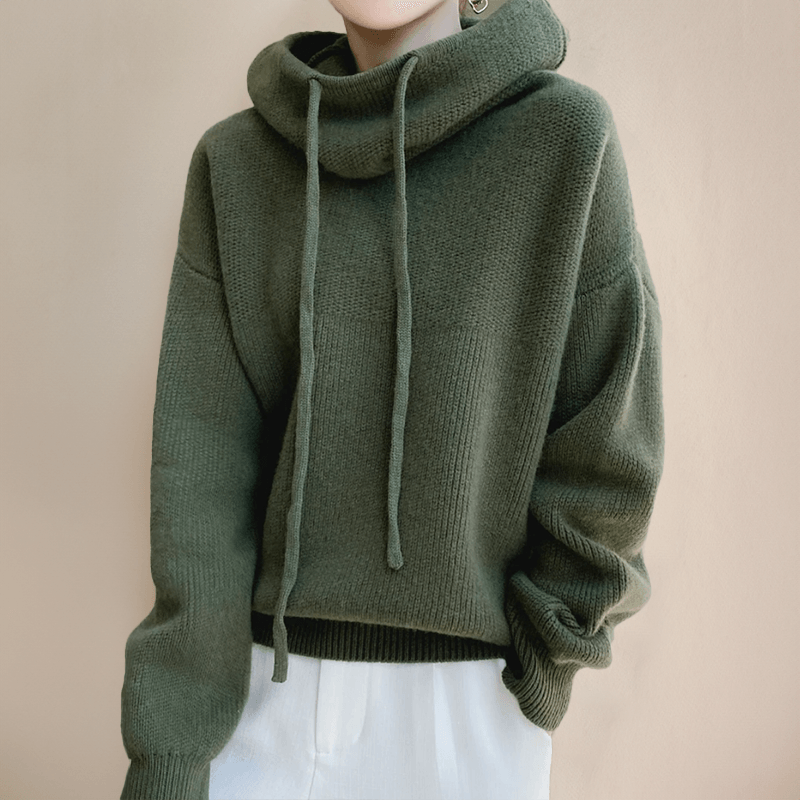 Lotte - Cowl Neck Hoodie