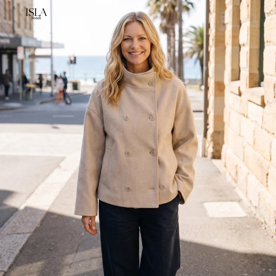 Loreta Jacket with Stand Collar