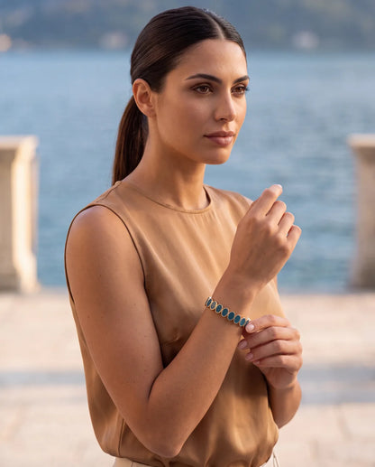 Vivienne Oval Stretch Bracelet Elegance