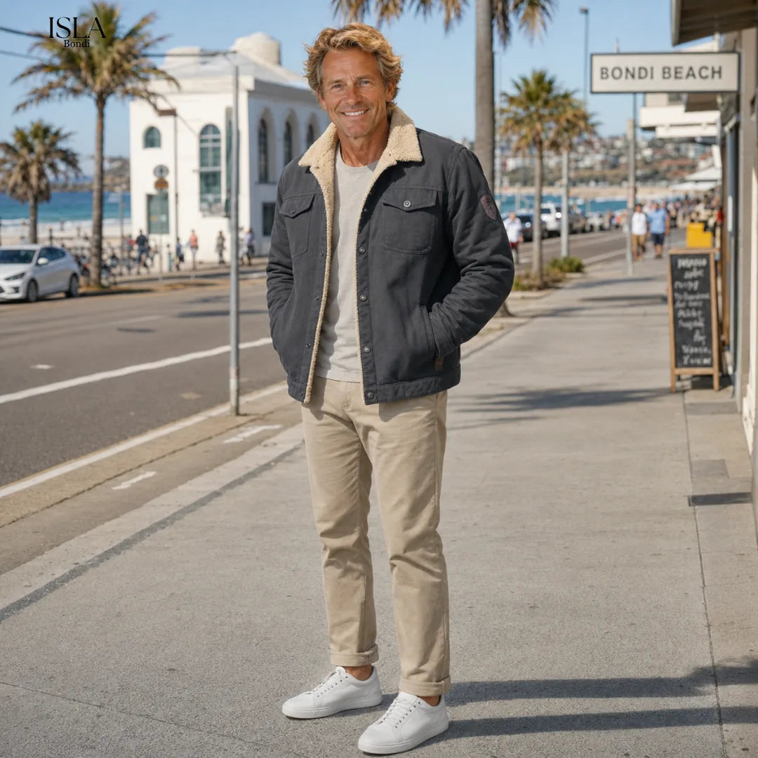Casey | Fleece Bomber Jacket