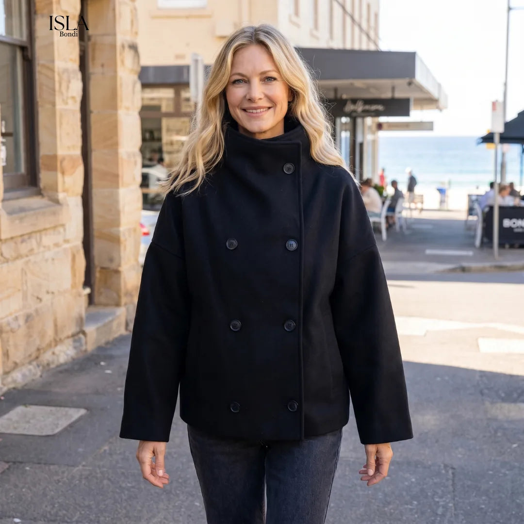 Loreta Jacket with Stand Collar