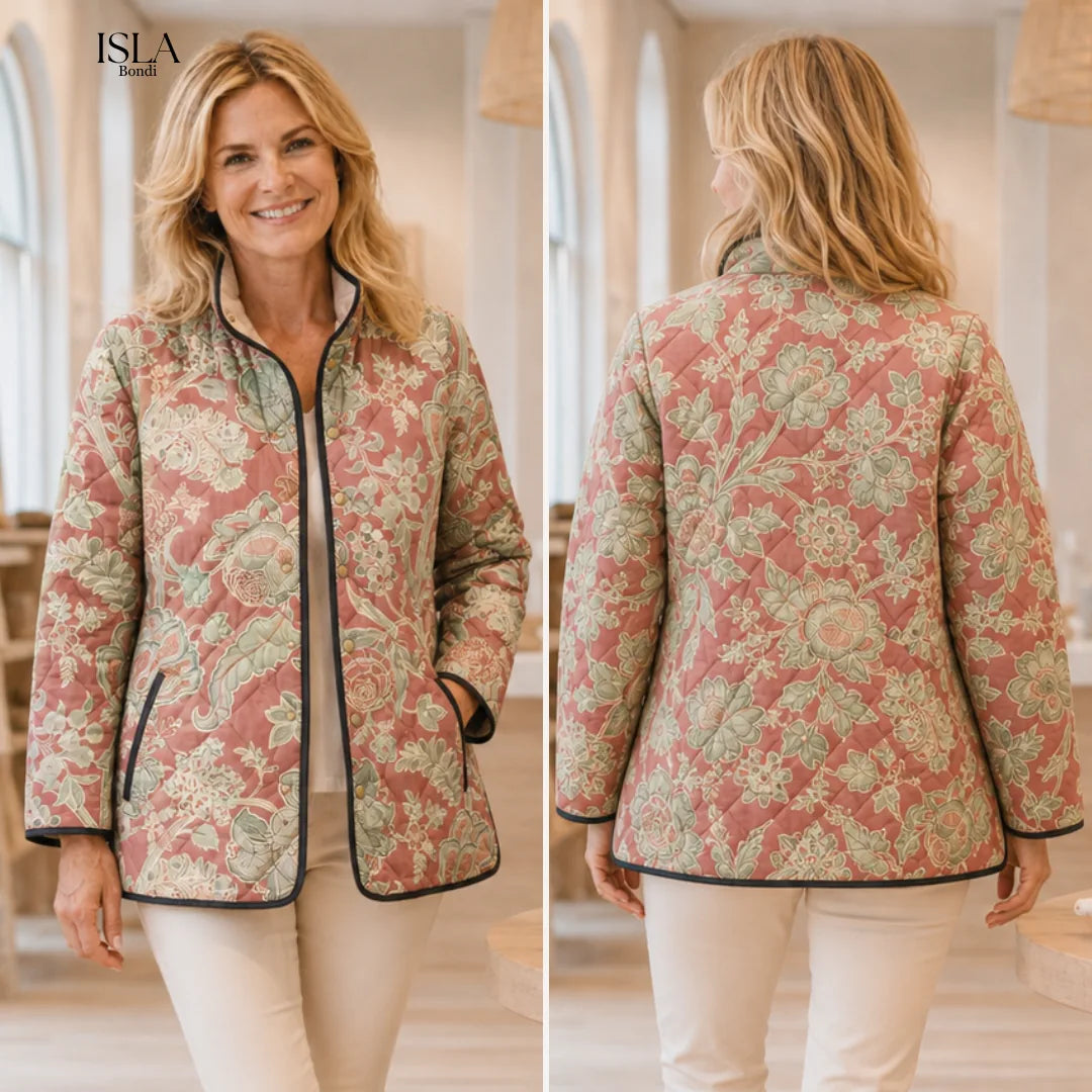 ARISBETH™ | Vintage Floral Casual Quilted Jacket