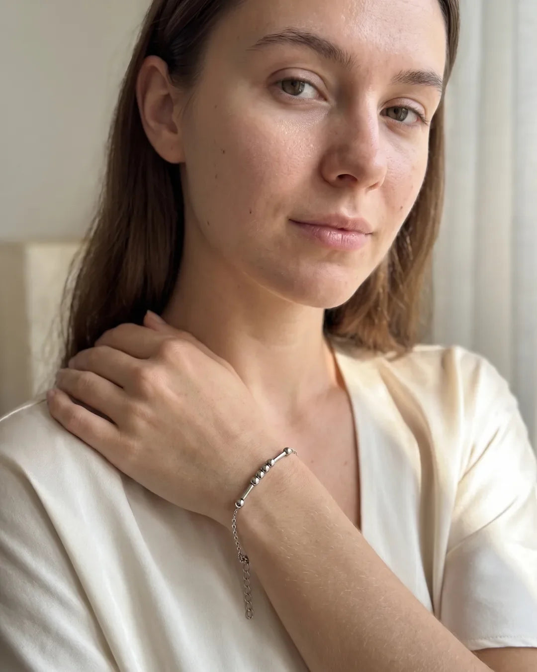 Emmeline Morse Code Bracelet Essence