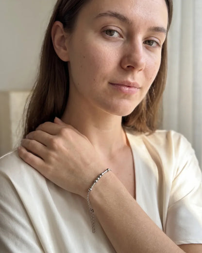 Emmeline Morse Code Bracelet Essence