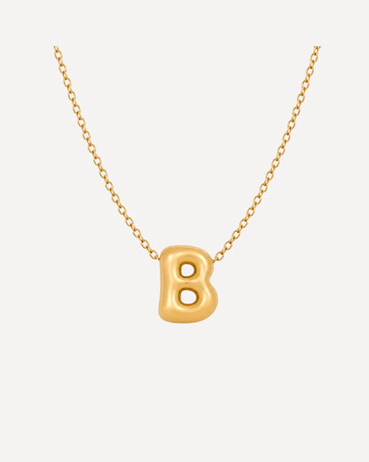 Amelia Bubble Initial Necklace