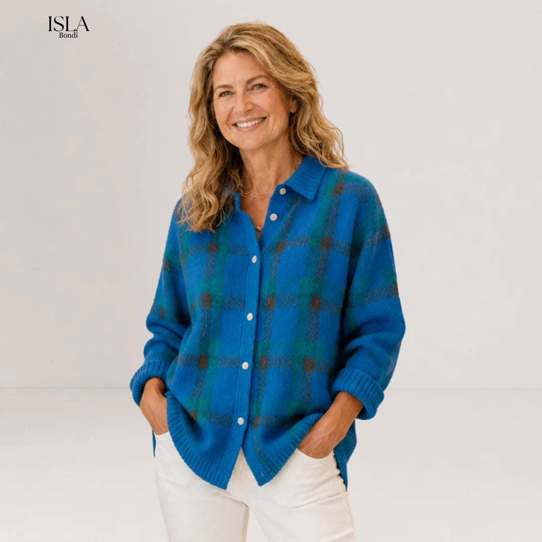 Salome™ Cloud-Soft Plaid Button-Up