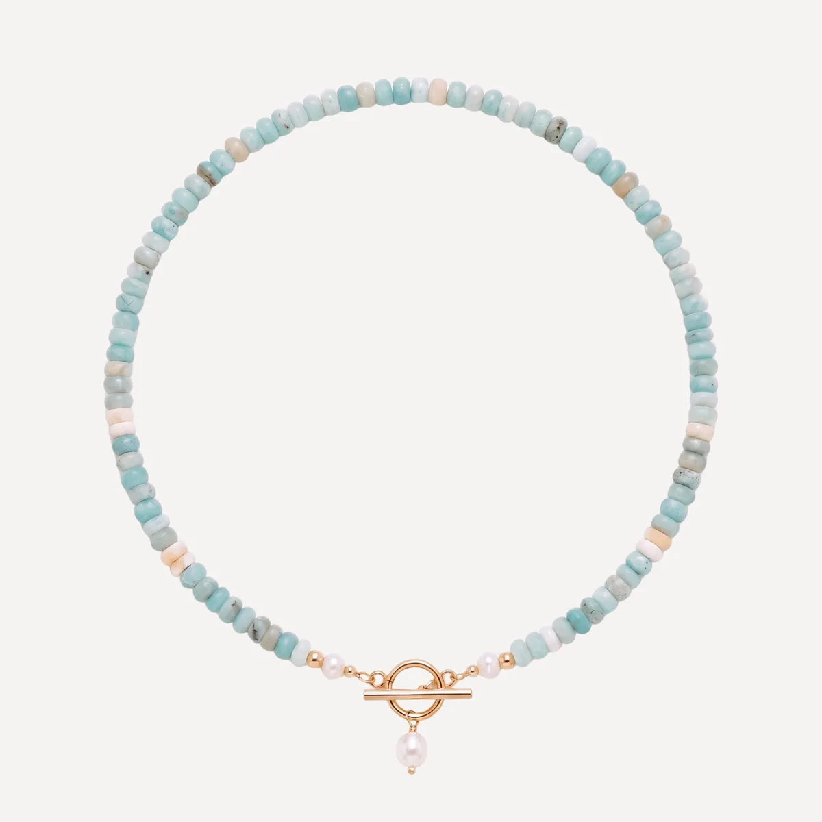 Mariselle Turquoise Beaded Necklace Serenity