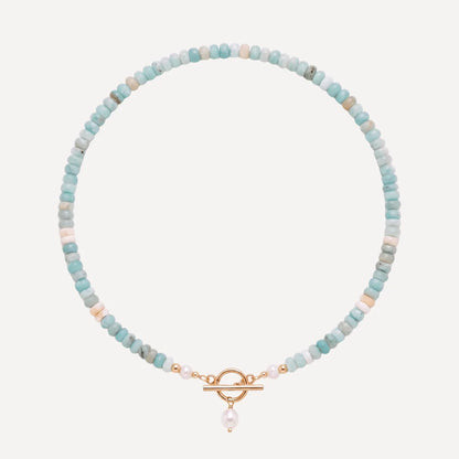 Mariselle Turquoise Beaded Necklace Serenity