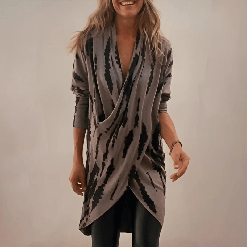 Ophelia™ Luxe V-Neck Tunic with Loose Fit