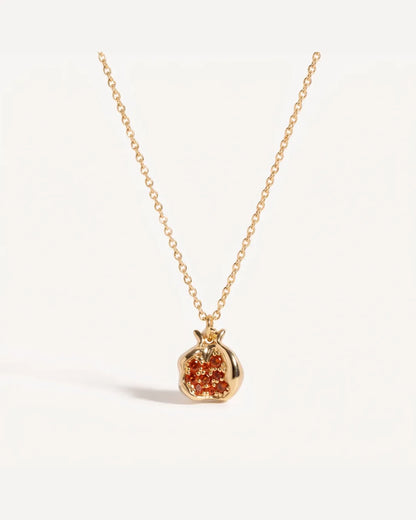 Celestine Pomegranate Necklace Radiance