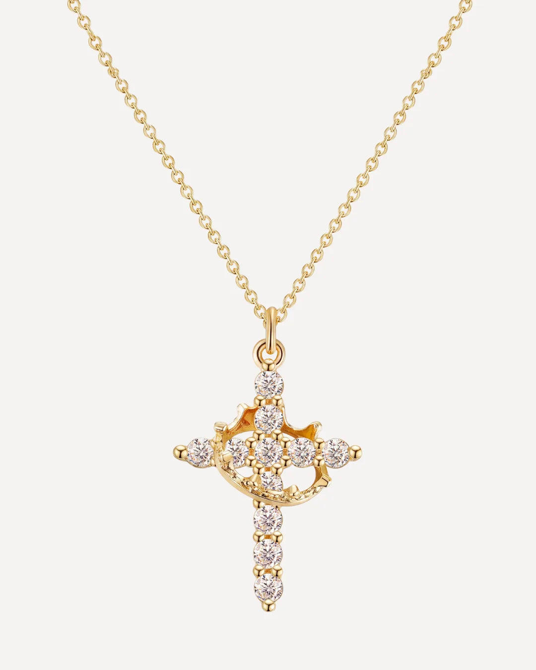 Valencia Cross Pendant Necklace Divine