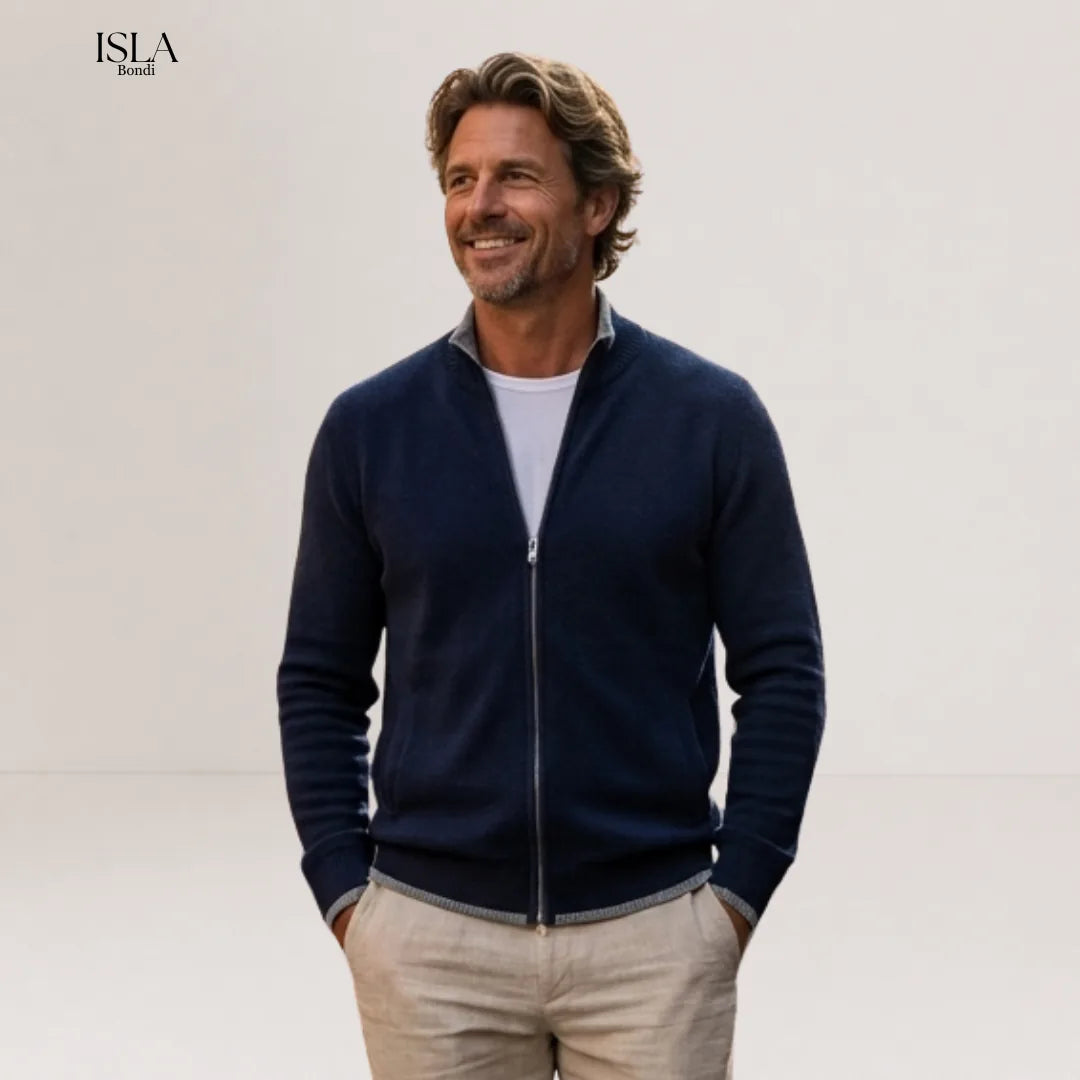 Riku Cashmere Zip Jacket