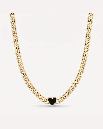 Sabrina Heart Chain Necklace Amour