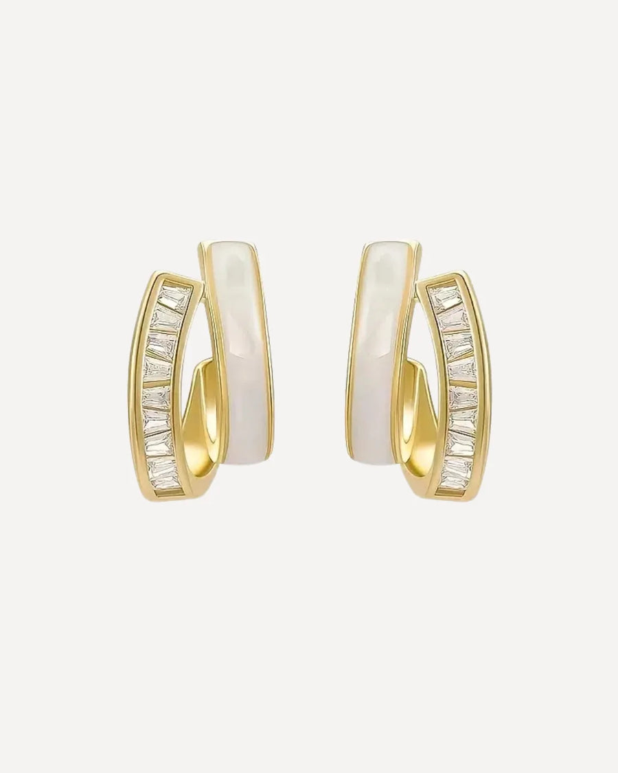 Marielle Double Hoop Earrings Luxe