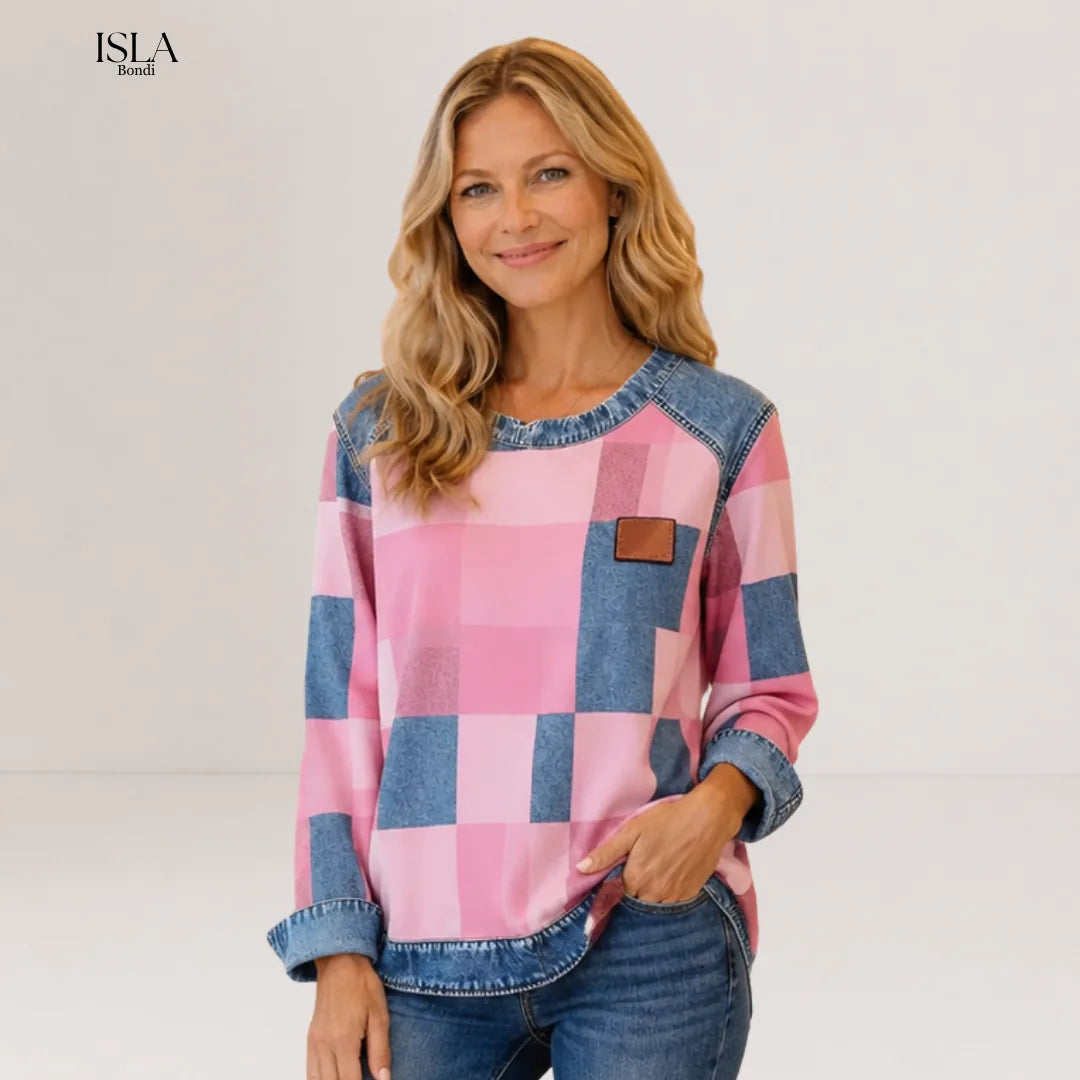ARIA | VINTAGE CHECK SWEATER