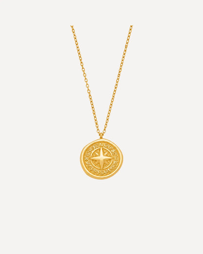 Charlotte Compass Pendant Necklace