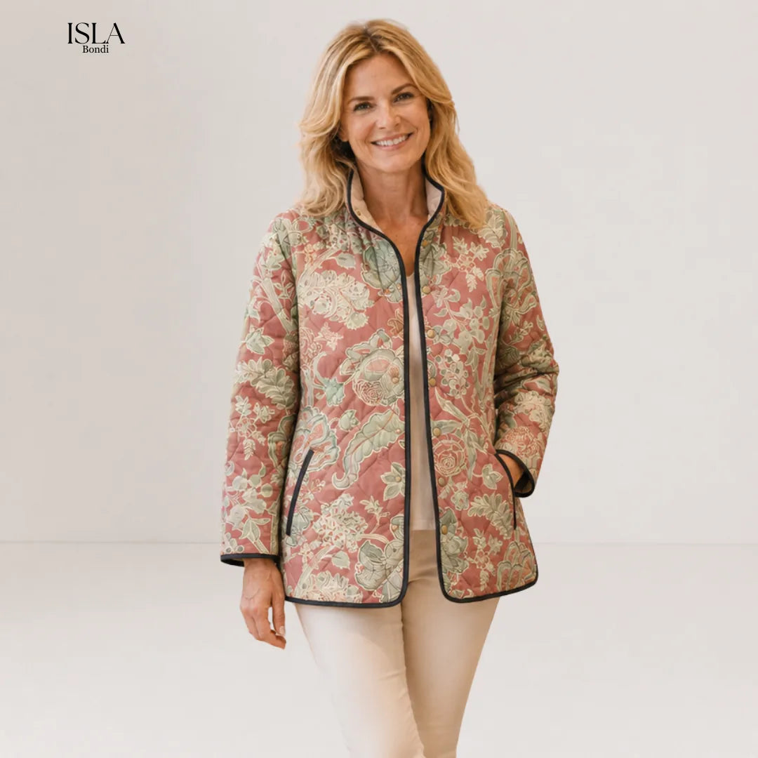 ARISBETH™ | Vintage Floral Casual Quilted Jacket