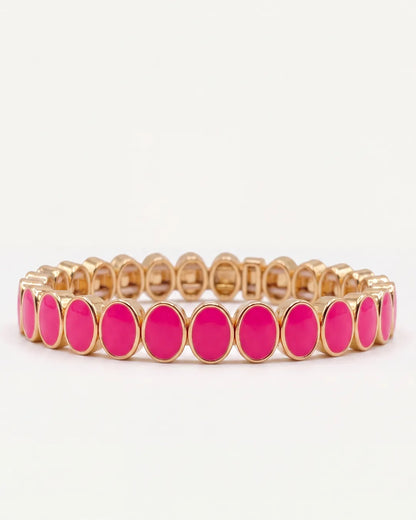Vivienne Oval Stretch Bracelet Elegance