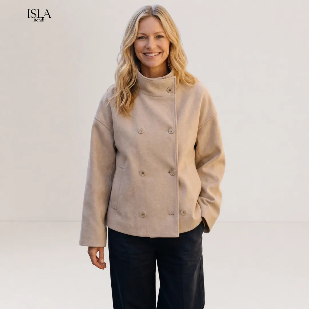 Loreta Jacket with Stand Collar