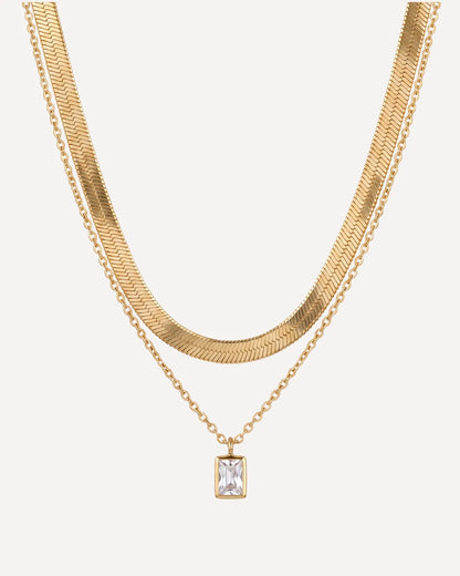 Eleanora Layered Necklace Set Prestige
