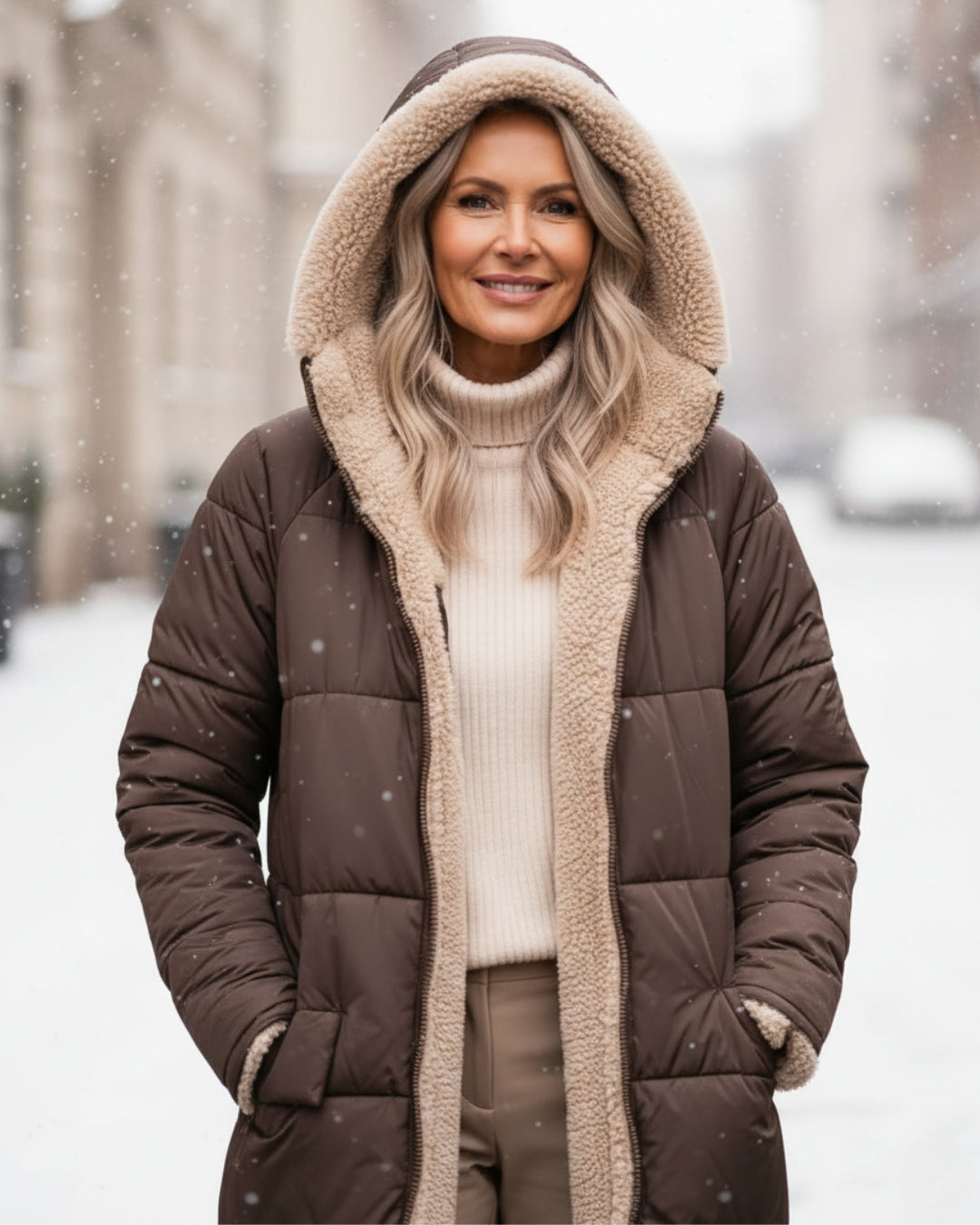 Maribel Sherpa Winter Coat