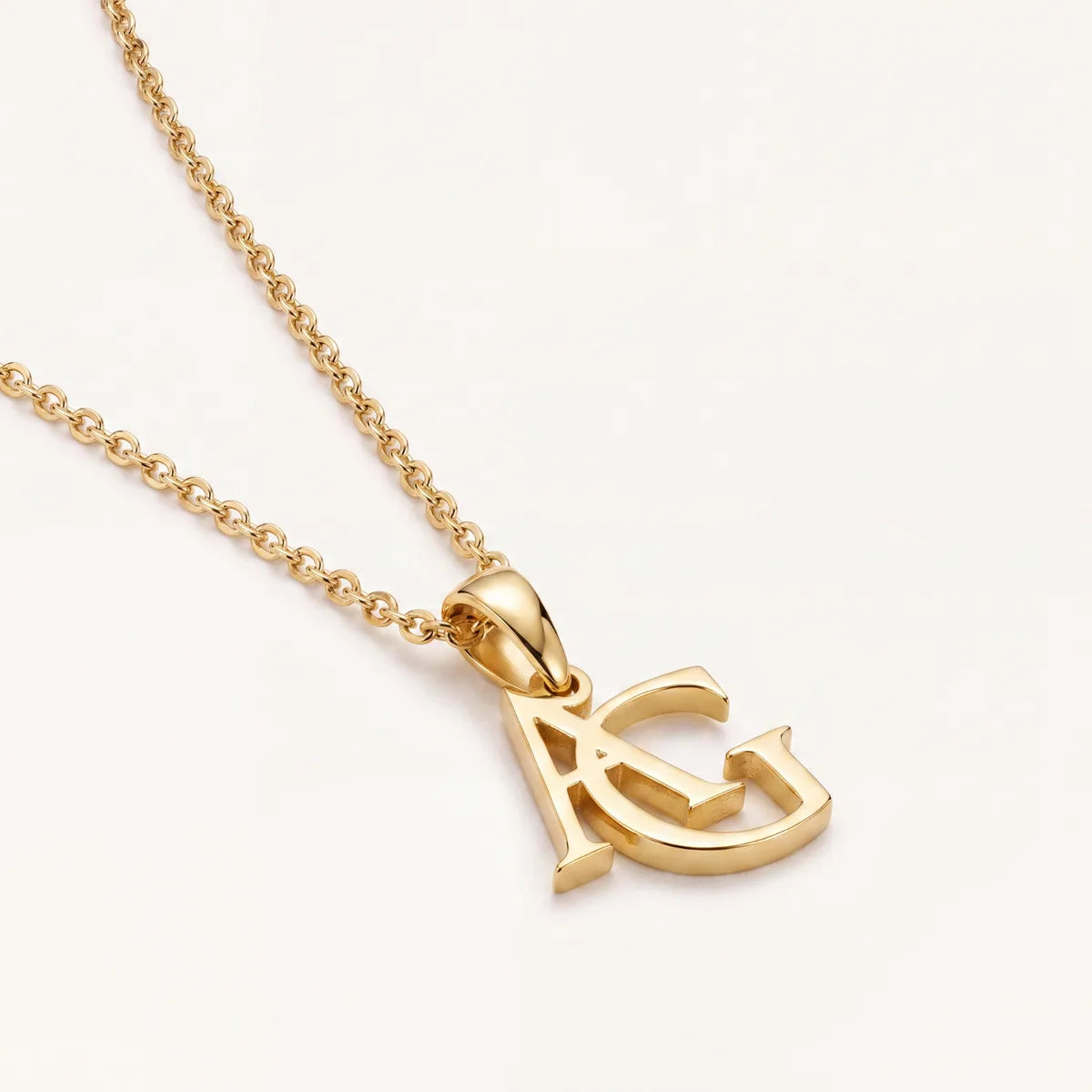 Celestine Initial Pendant Necklace Signature