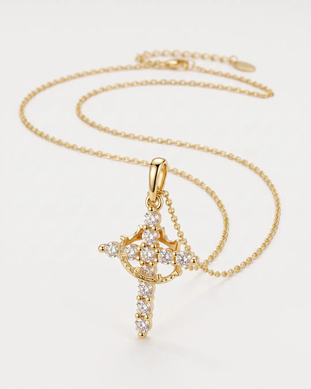 Valencia Cross Pendant Necklace Divine