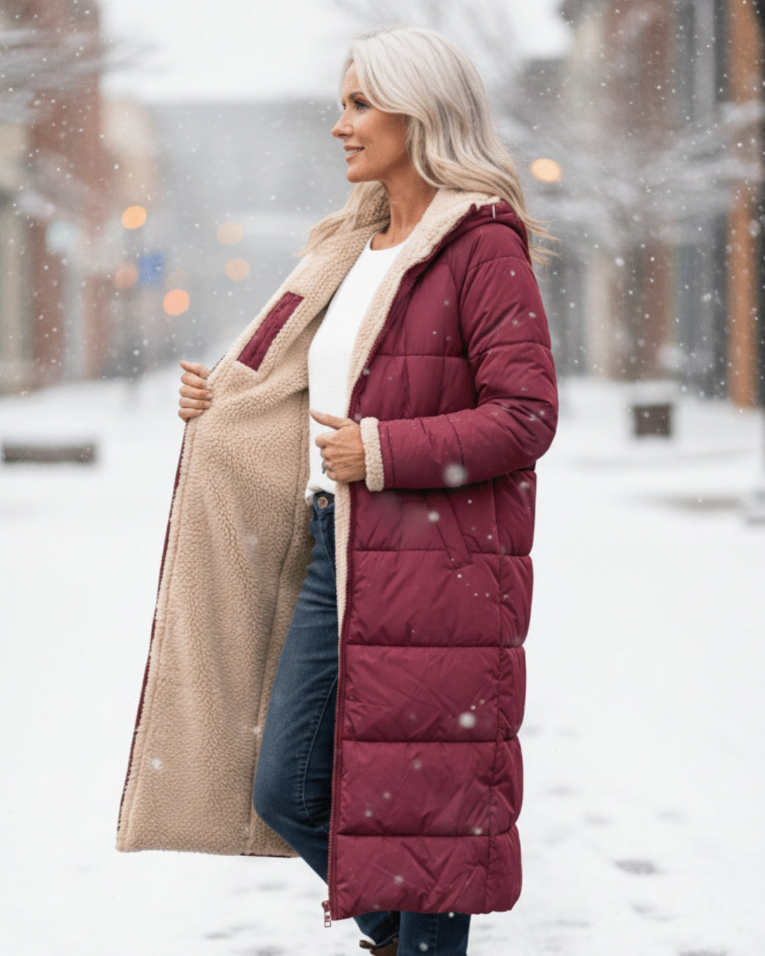 Maribel Sherpa Winter Coat