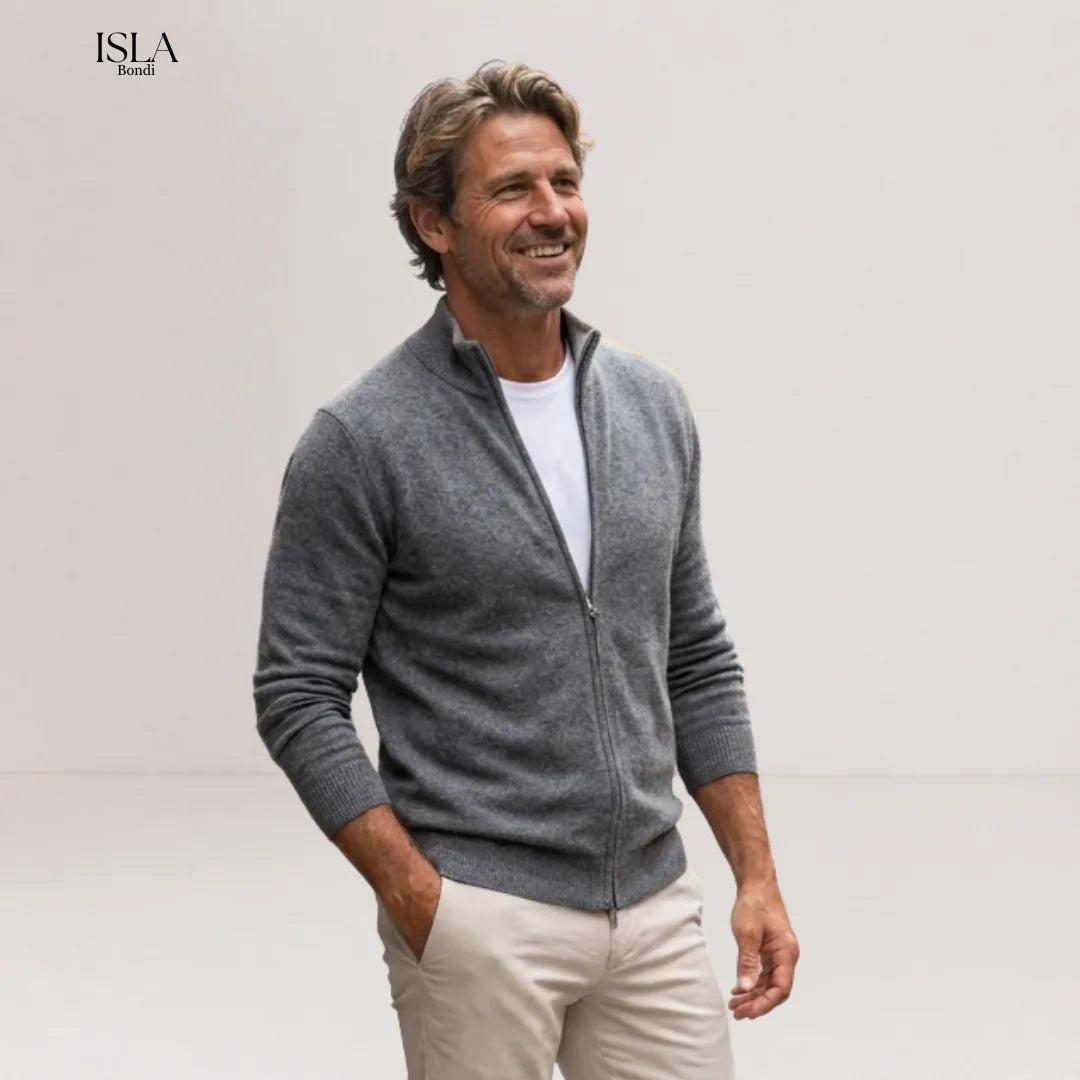 Riku Cashmere Zip Jacket