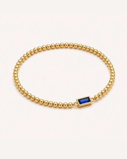 Sarah Gold Birthstone Bracelet