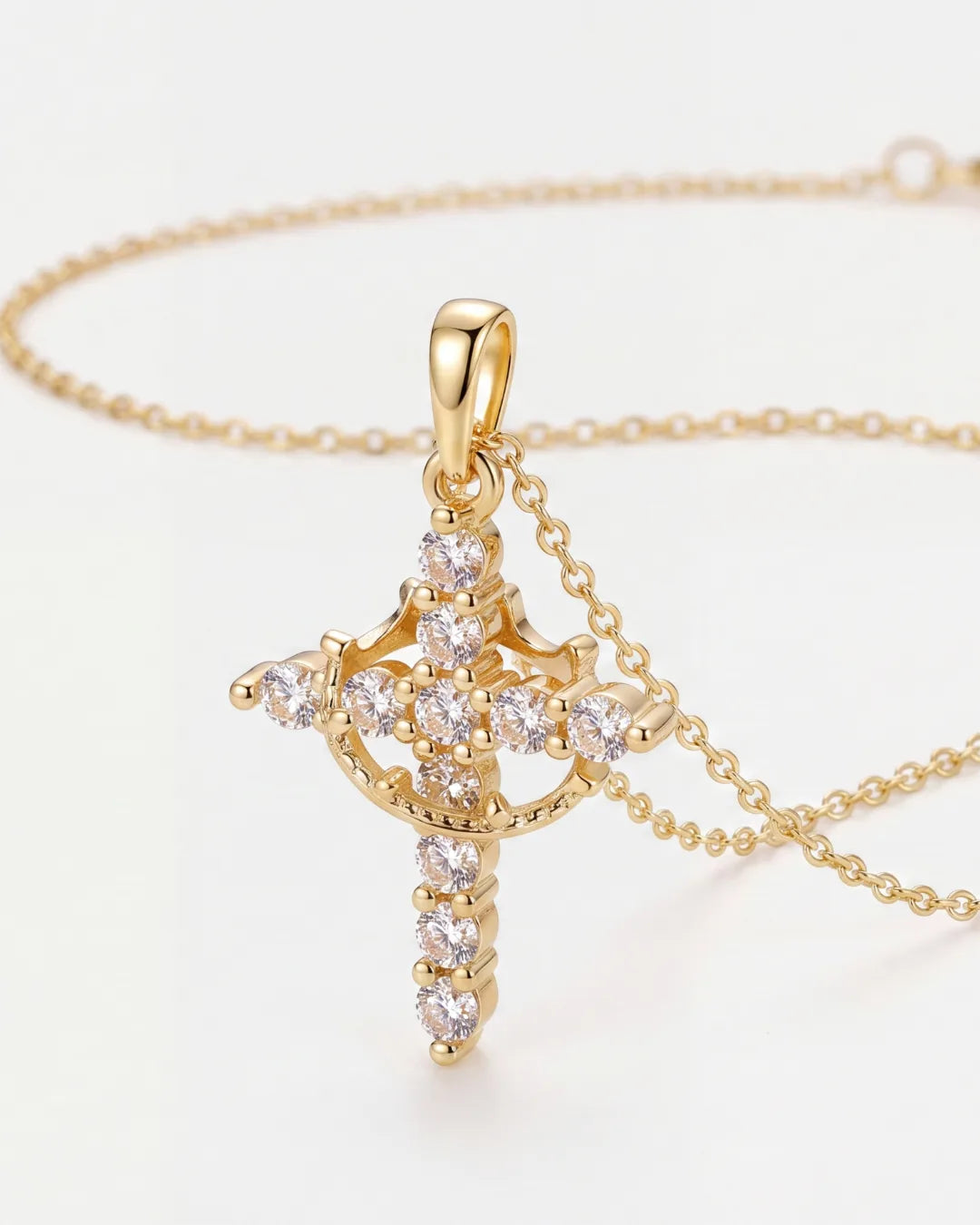 Valencia Cross Pendant Necklace Divine