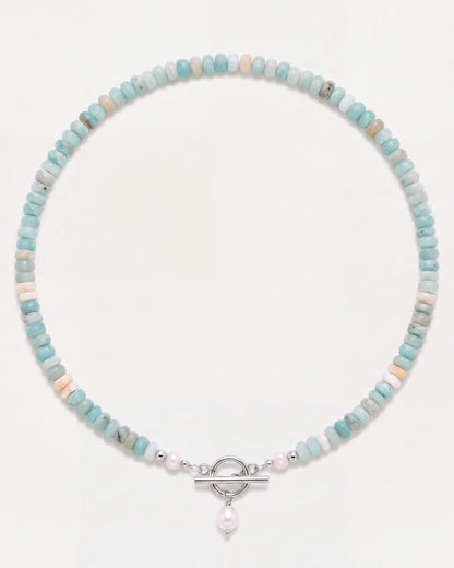 Mariselle Turquoise Beaded Necklace Serenity