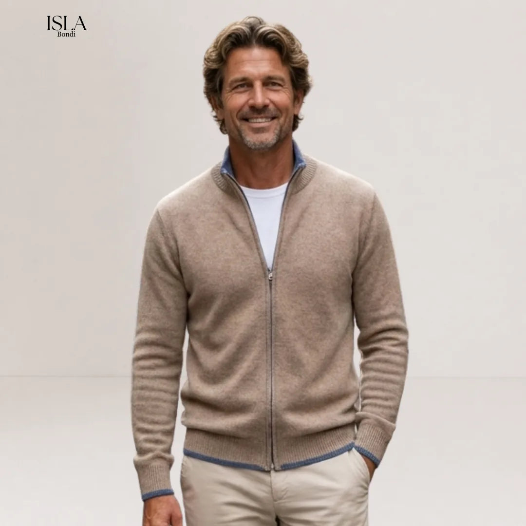 Riku Cashmere Zip Jacket