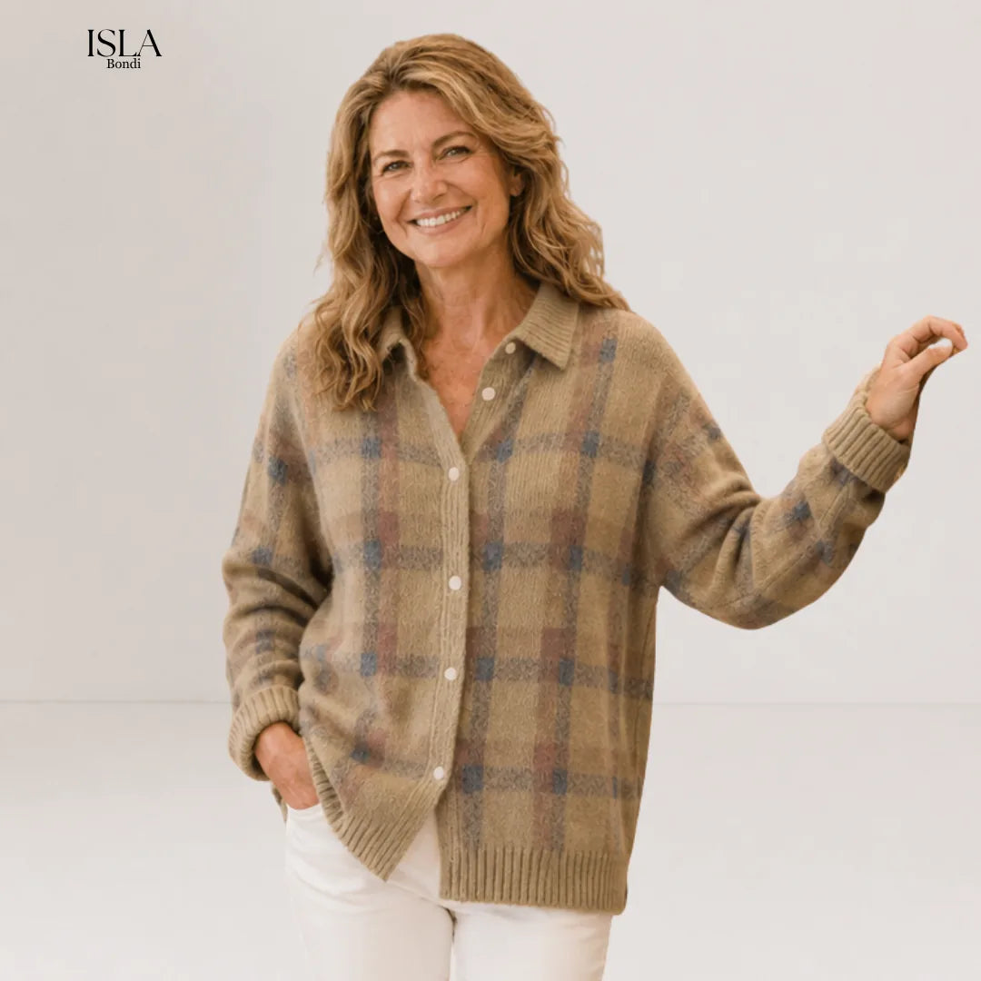 Salome™ Cloud-Soft Plaid Button-Up