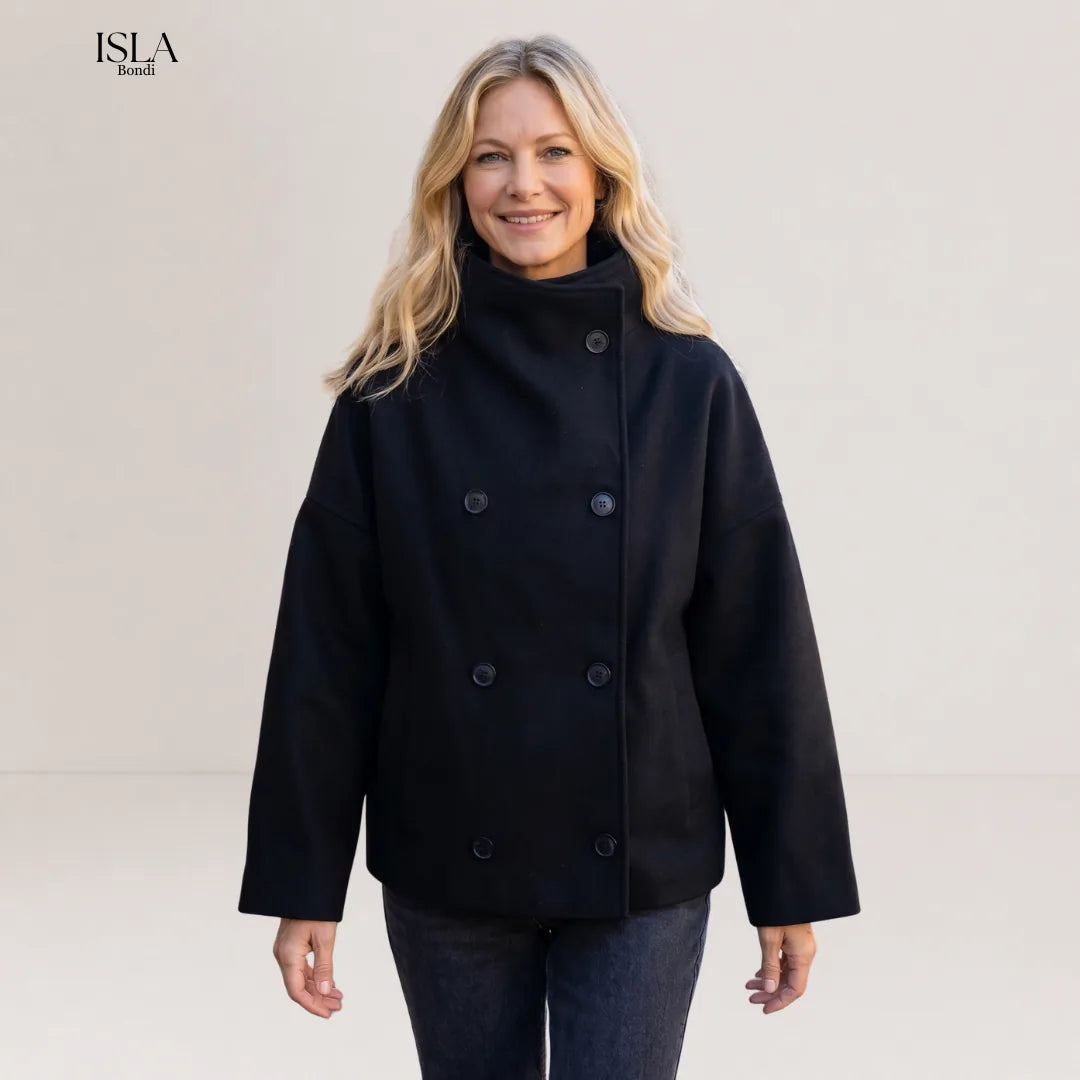 Loreta Jacket with Stand Collar